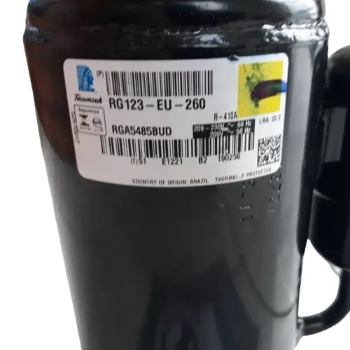 Compressor Rotativo 9K Btus RGA5485BUD R410A 220V 60Hz Tucumseh W10608590 Consul