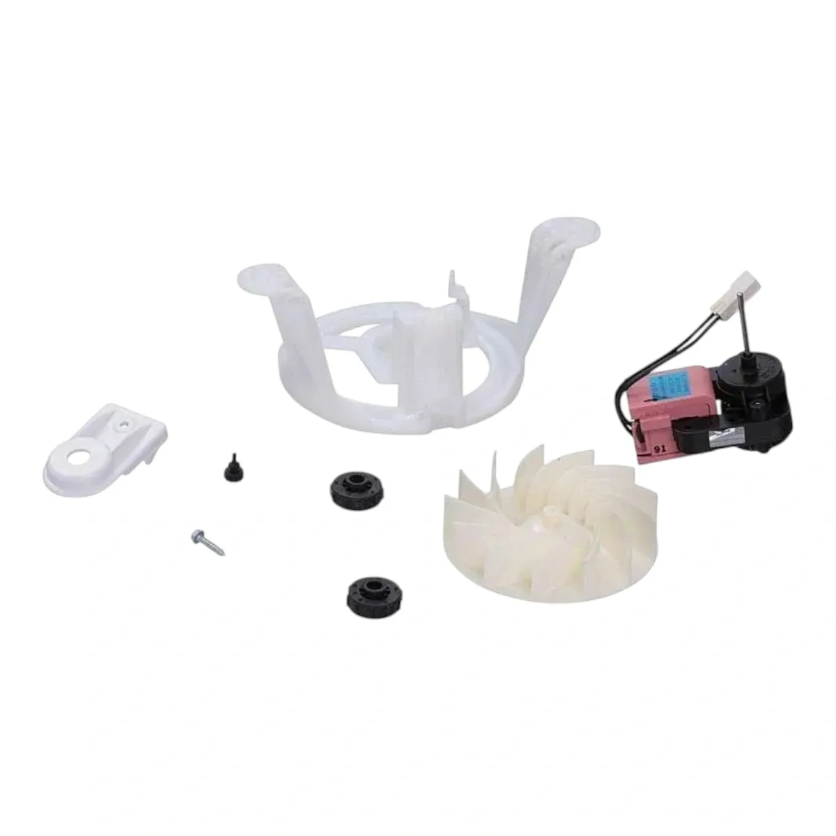 Conjunto Motor Ventilador Refrigerador 127V W11370000 W10721979 Brastemp Consul