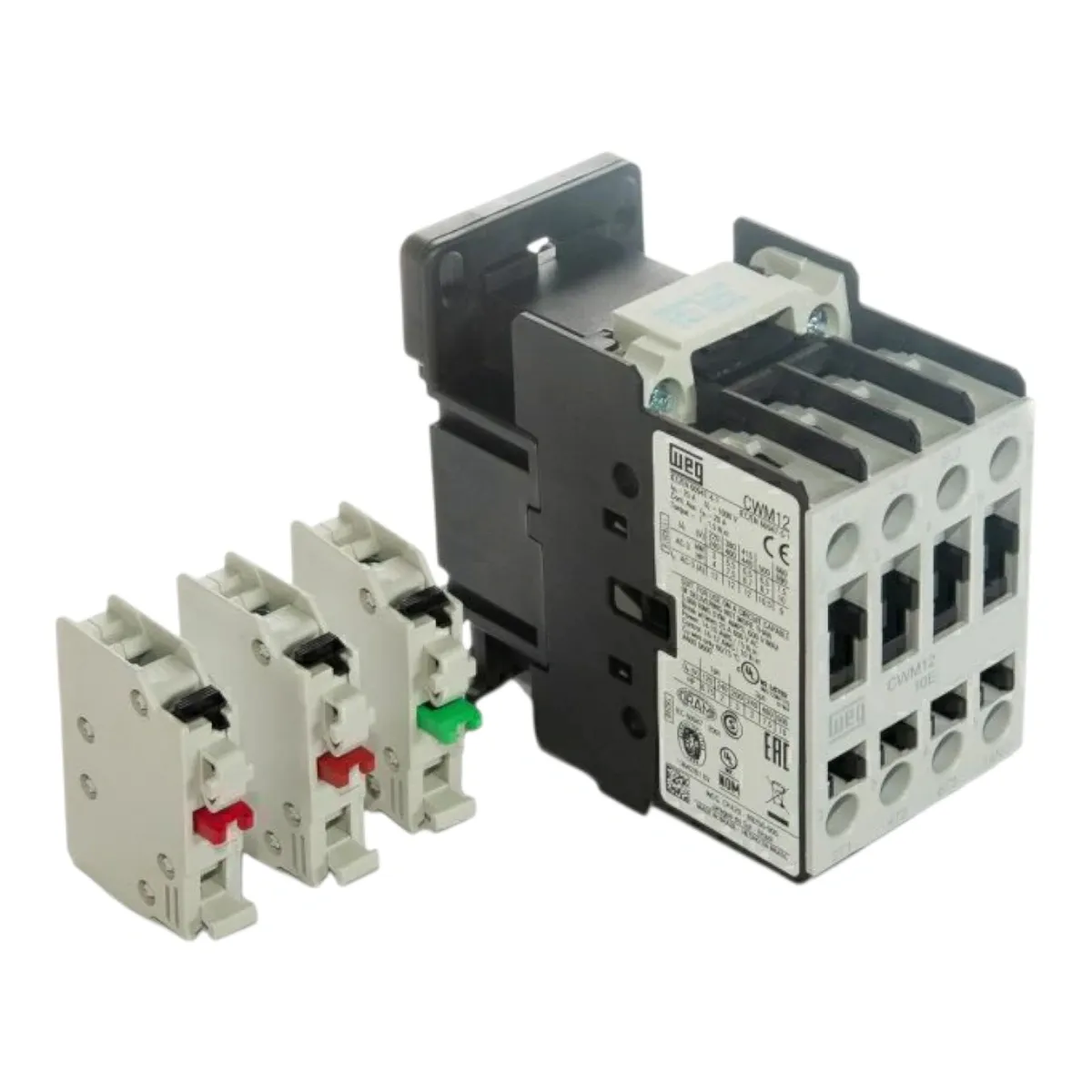 Contatora 12A 24V 2NA+2NF (modulo ventilador/self contained) Midea 42740041