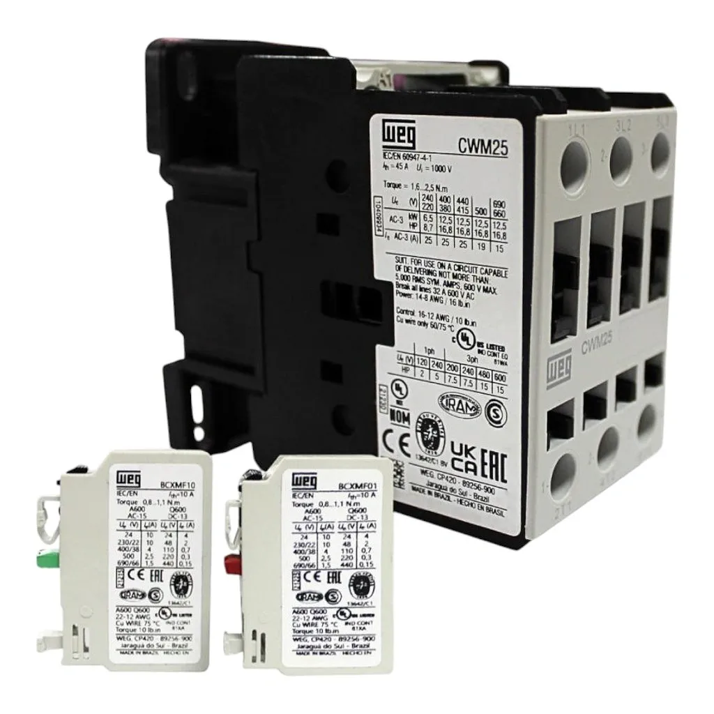 Contatora 25A 220-3-60 1NA+1NF 42740049 Springer Carrier