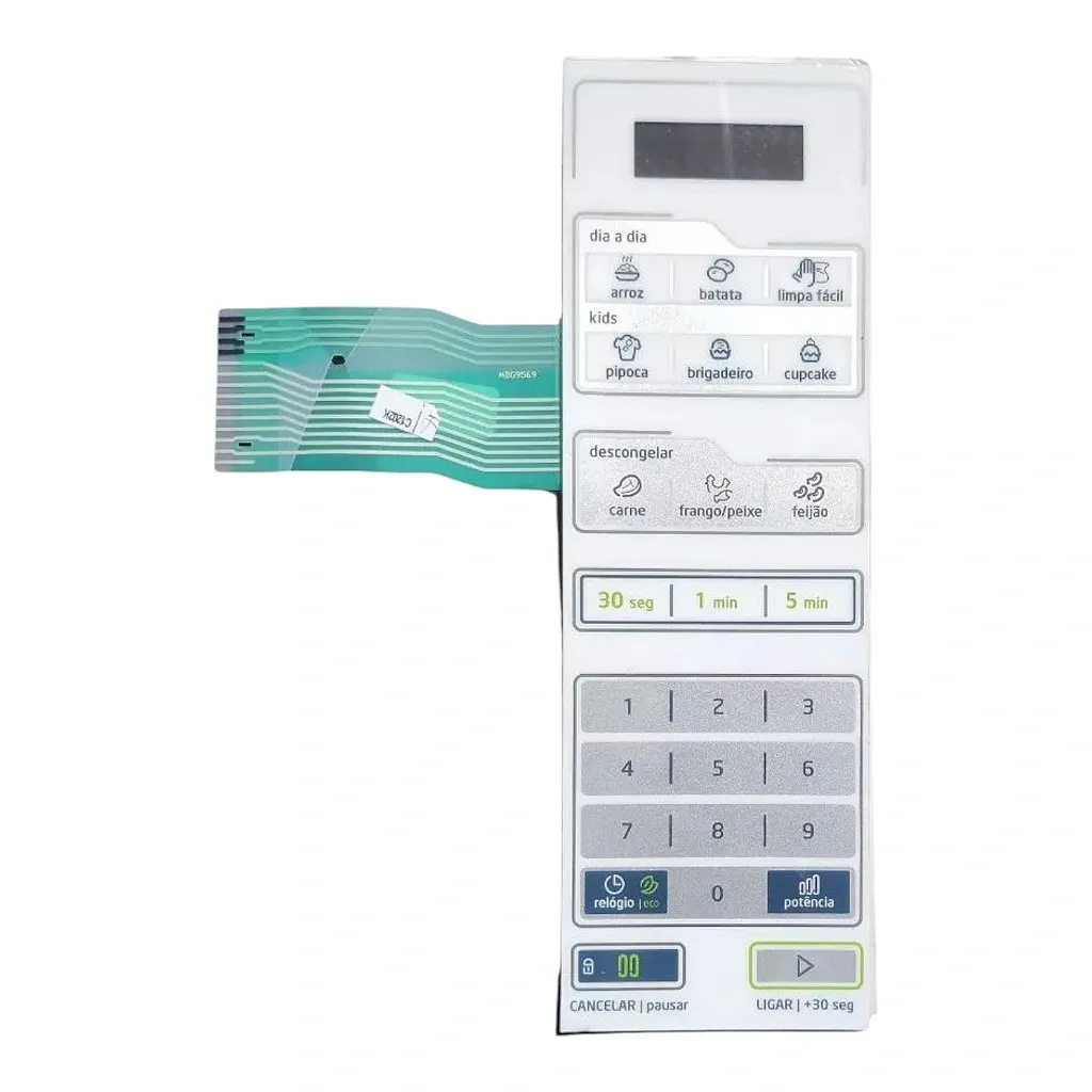 Membrana Painel de Comando Micro-ondas 127V 220V 20L 17170000A07368 Midea