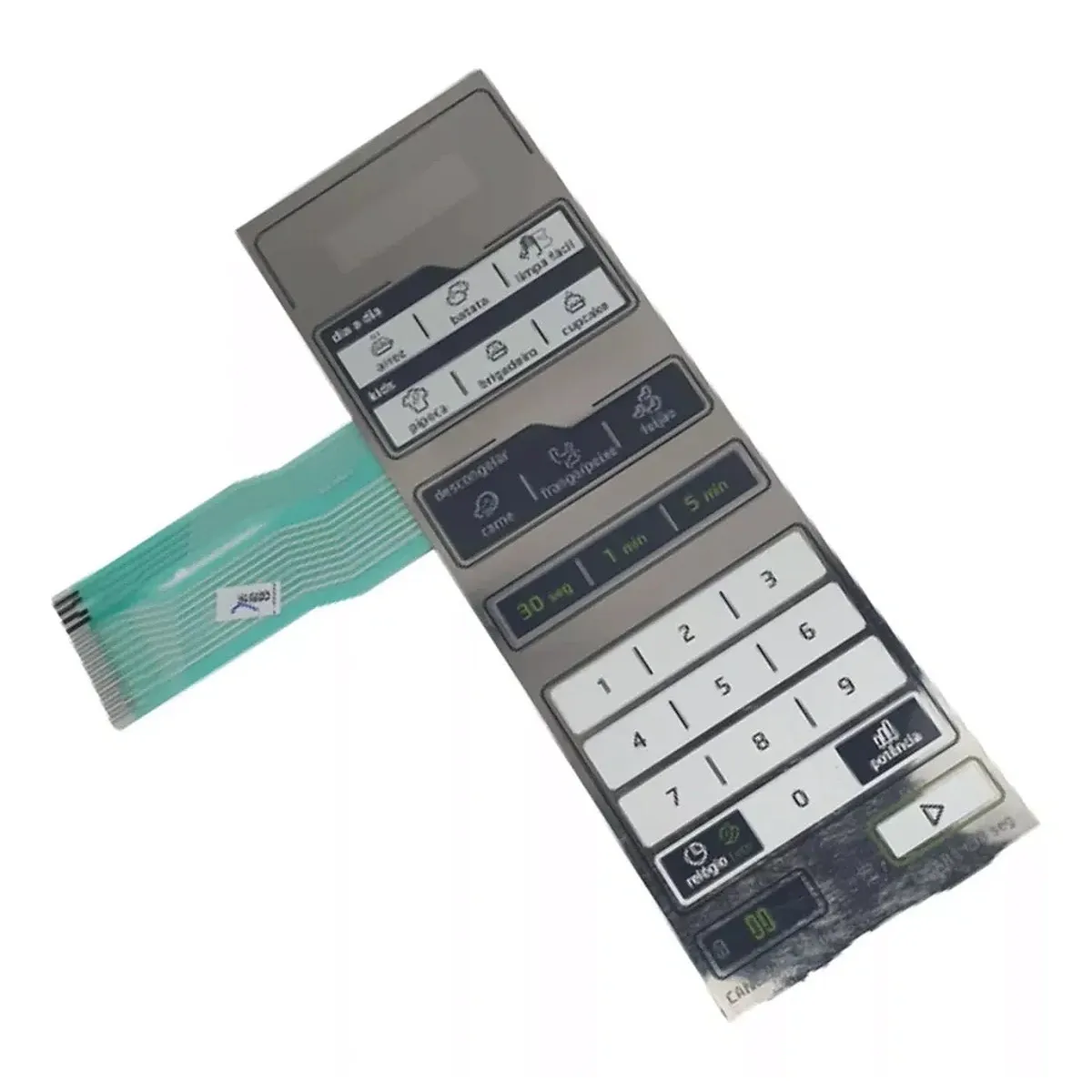 Membrana Teclado Comando 17170000A06209 Micro-ondas Midea