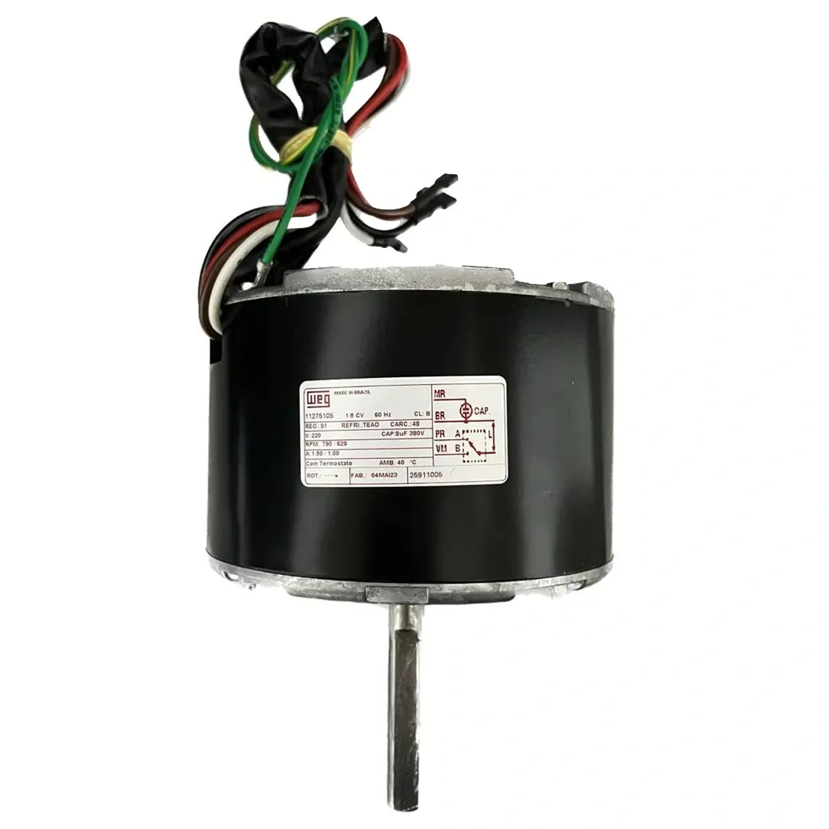 Motor condensador 2/3TR helice import (wall mounted) Midea 25911005