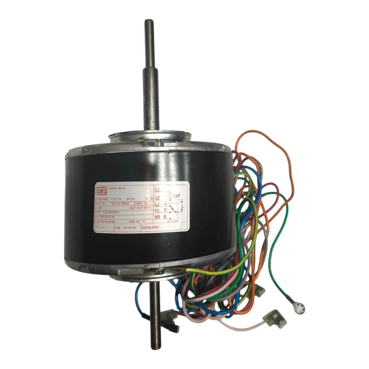 Motor Ventilador Ar Condicionado Janela 10000 Btus 326054635 Consul