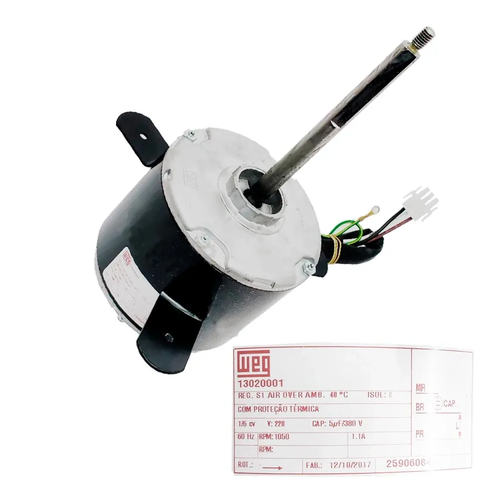 Motor Ventilador Condensadora 220V 30K Btus 25906084 Springer Carrier