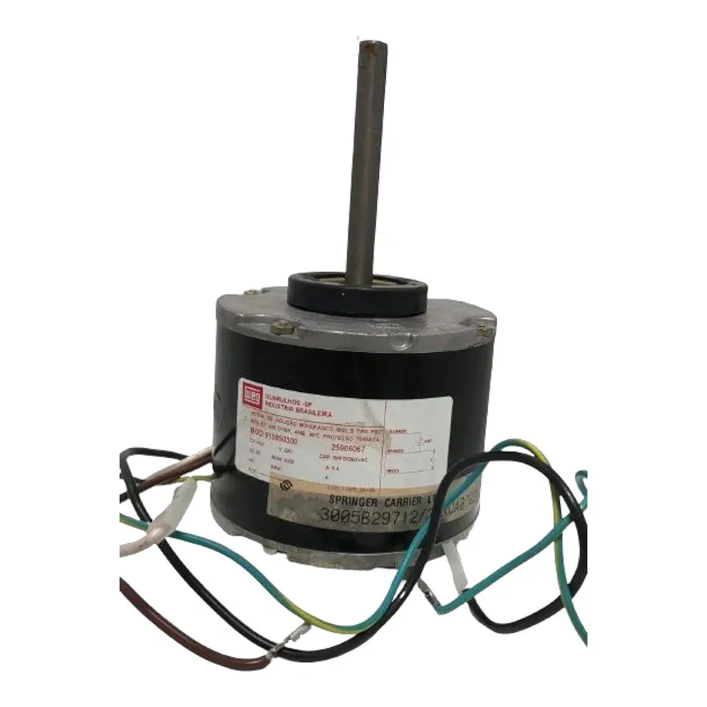 Motor Ventilador Condensadora 220V 7K 10K 25906067 Springer Carrier