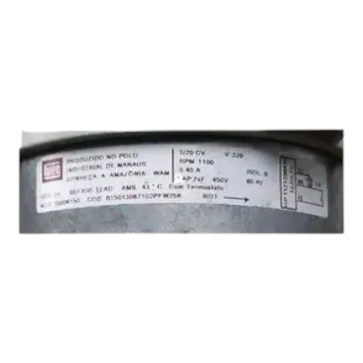 Motor Ventilador Condensadora FW25K 15013067102 Gree