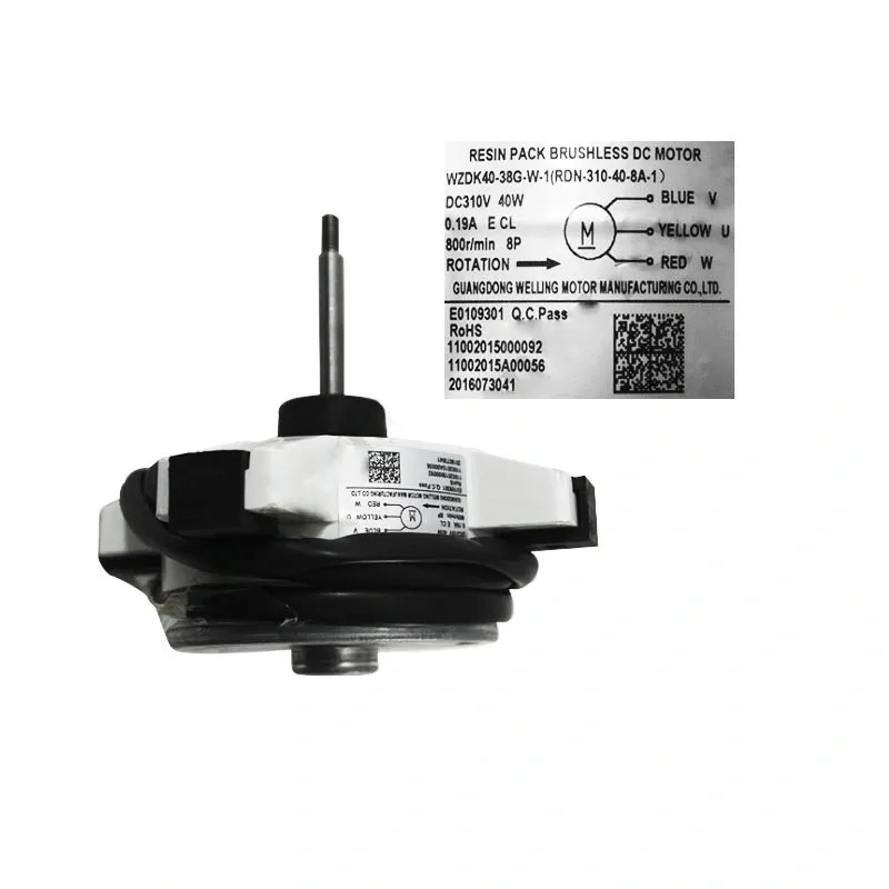 Motor Ventilador Condensadora ZKFN-40-8-5-2 18K 11002015A00056 Carrier ( VERIFICAR SUBSTITUTA 11002015000092)