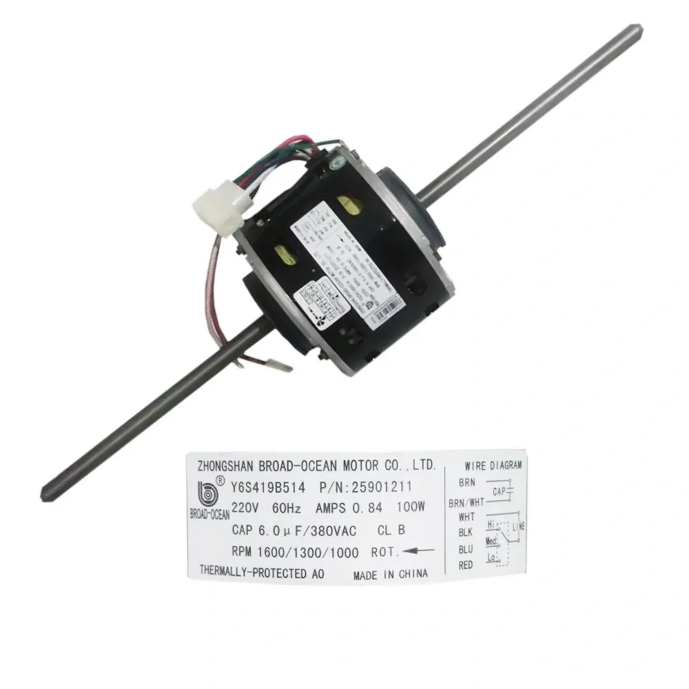Motor Ventilador Evap. Piso Teto 1/6CV 220V 60k Btus 25901211 Springer Carrier