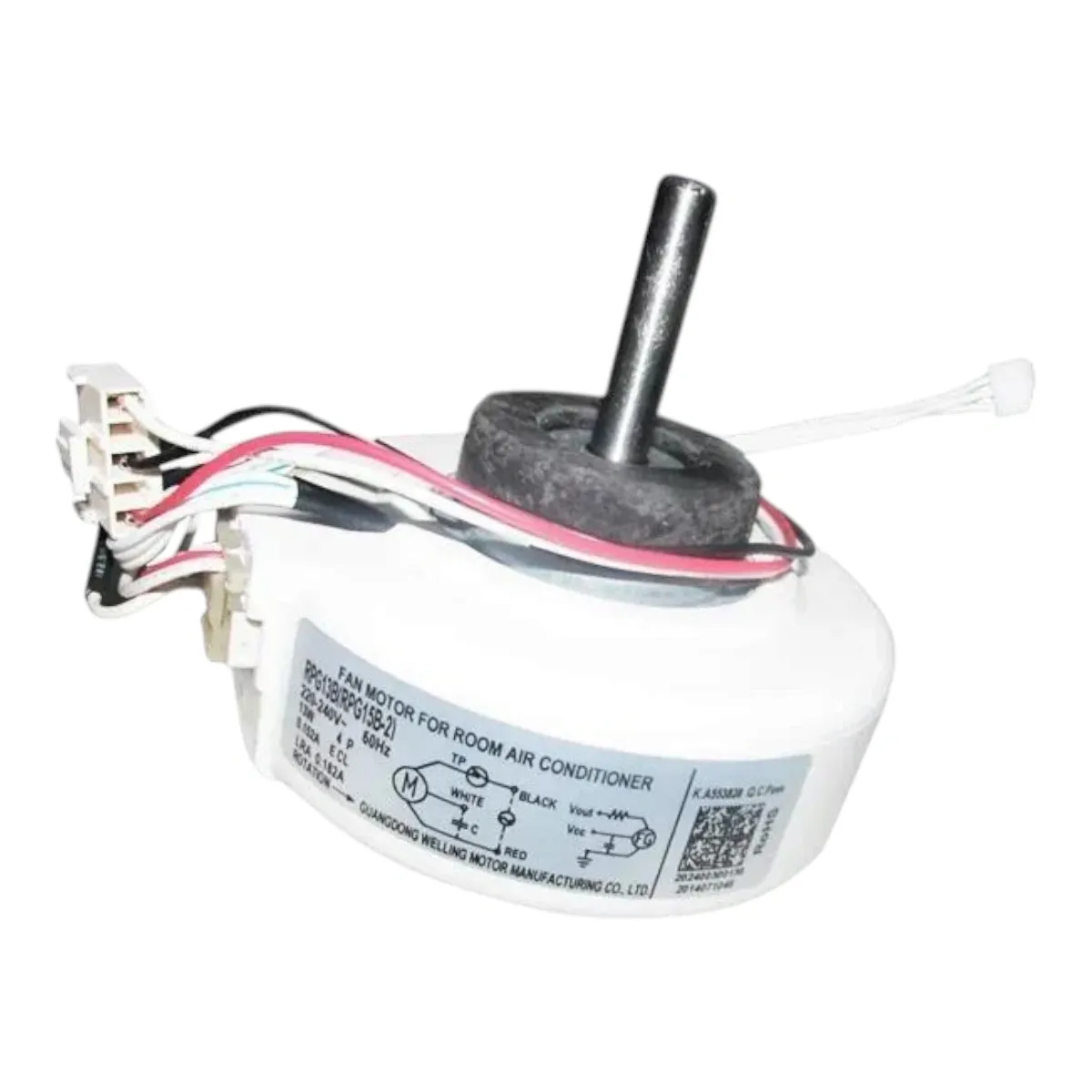 Motor Ventilador Evap. RPG13B 7K 7.5K 9K Btus 2024004A0140 Midea Springer Carrier Comfee Admiral ( VERIFICAR SUBSTITUTA 11002012001871)