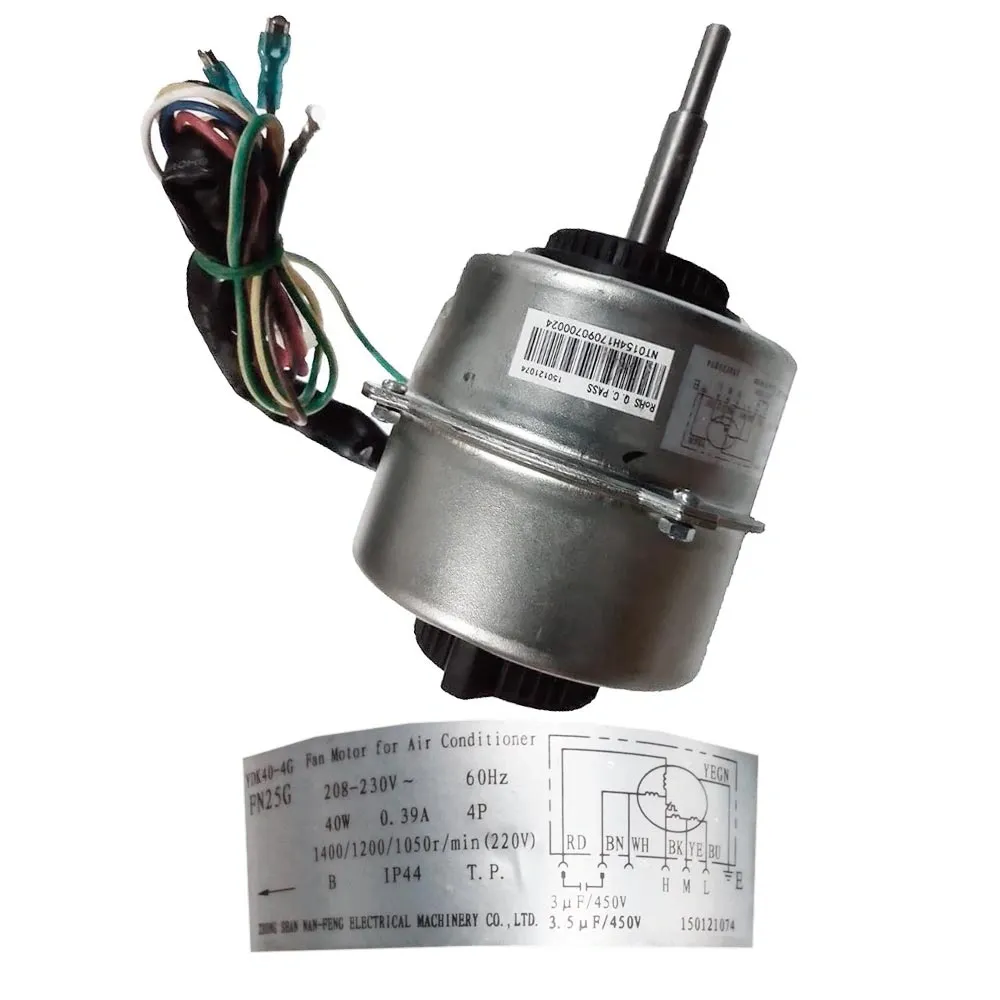 Motor Ventilador Evaporadora FN25G GWC GWH 24ME A8E 150121074 Gree