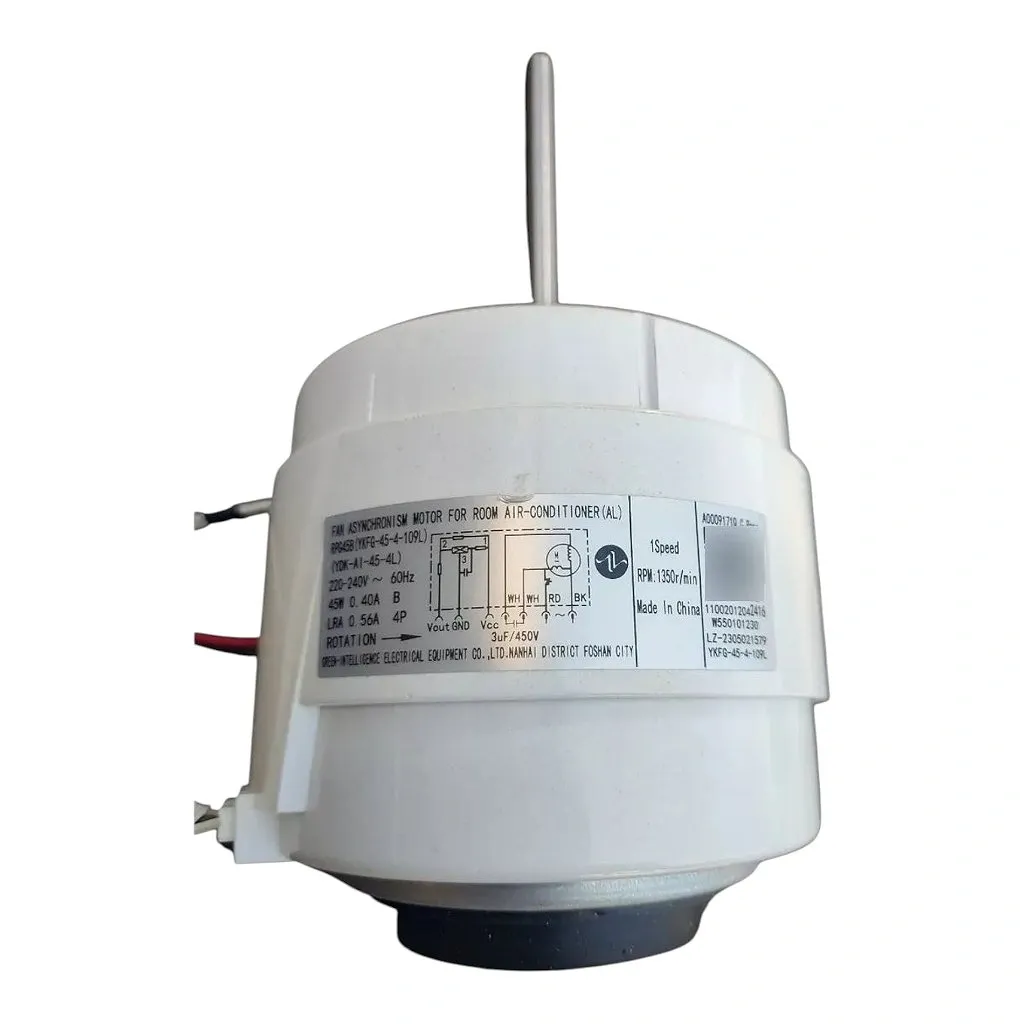Motor Ventilador Evaporadora YKFG-45-4-109L 24K 11002012042416 Midea