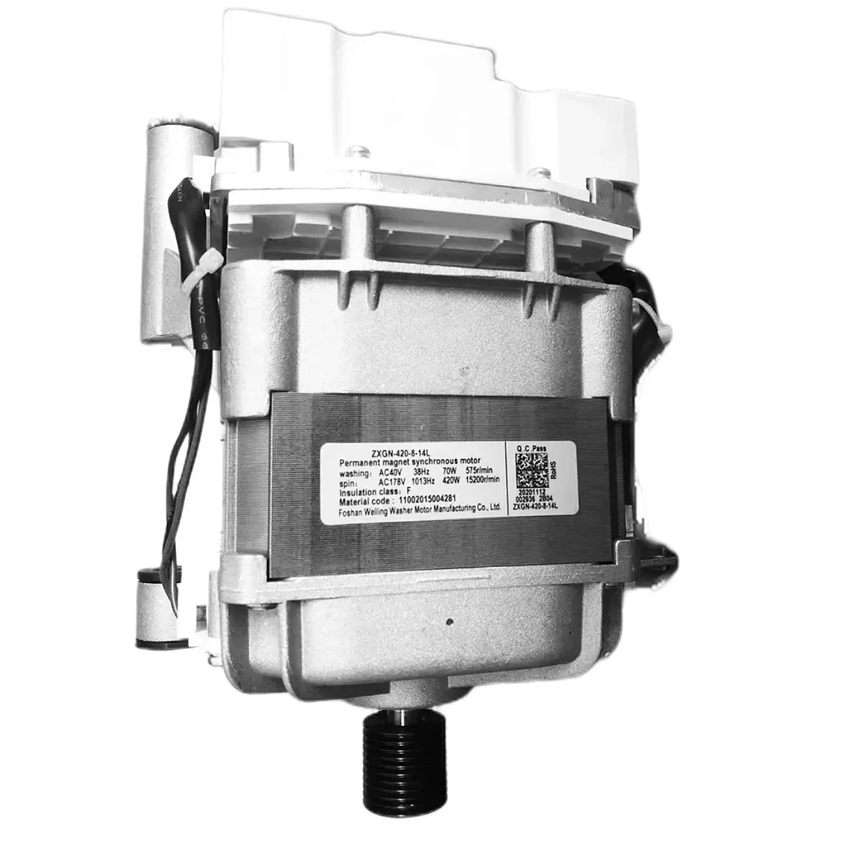 Motor ZXGN-420-8-14L 420W 127V 11002015004281 Lava e Seca Midea