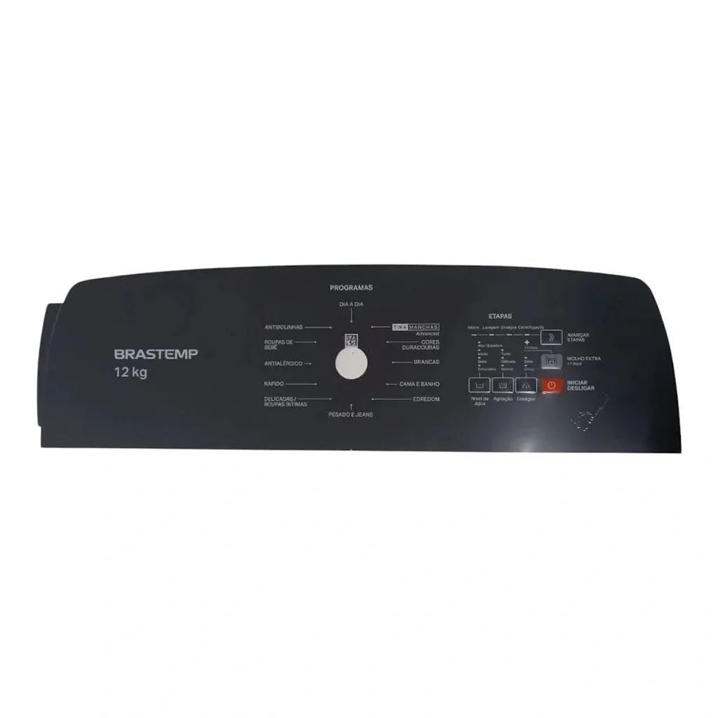 Painel Decorativo Lâmina do Display BWK12A W11479471 Brastemp