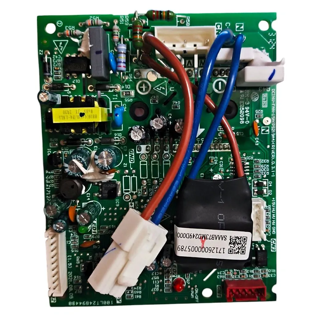 Placa Auxiliar Ventilador AC/DC - 17127000000425 VRF Midea (S/ CIRCUITO INTEGRADO)