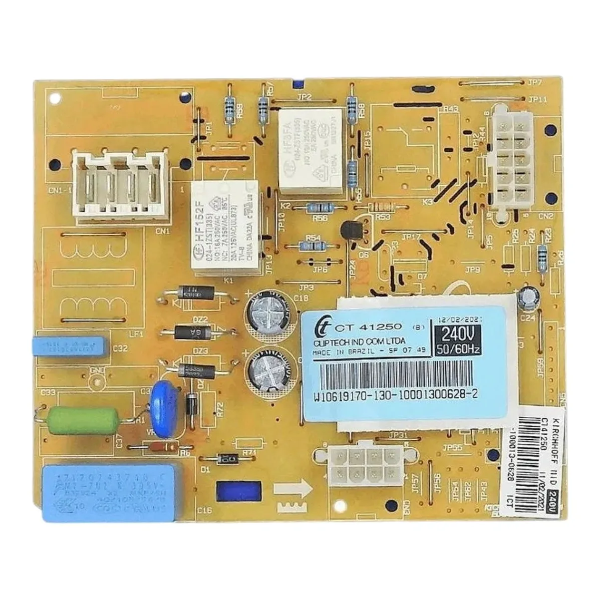 Placa Controle Eletrônico KIRCHHOFF 220V Geladeira W10619170 Brastemp Consul