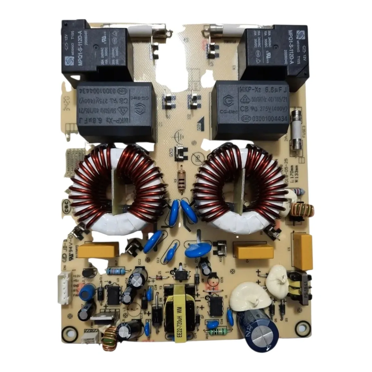 Placa eletrônica de alimentação cooktop 4 bocas 220V Midea 541500200005