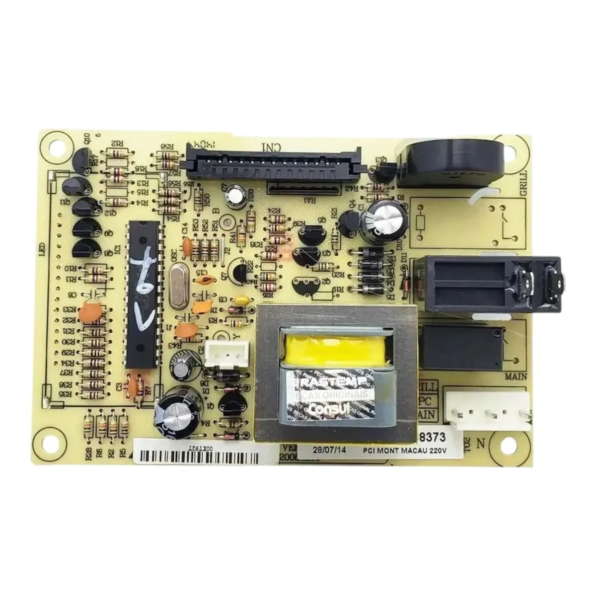 Placa Eletrônica de Controle BMS26AB 220V W10488373 Micro-ondas Brastemp Consul