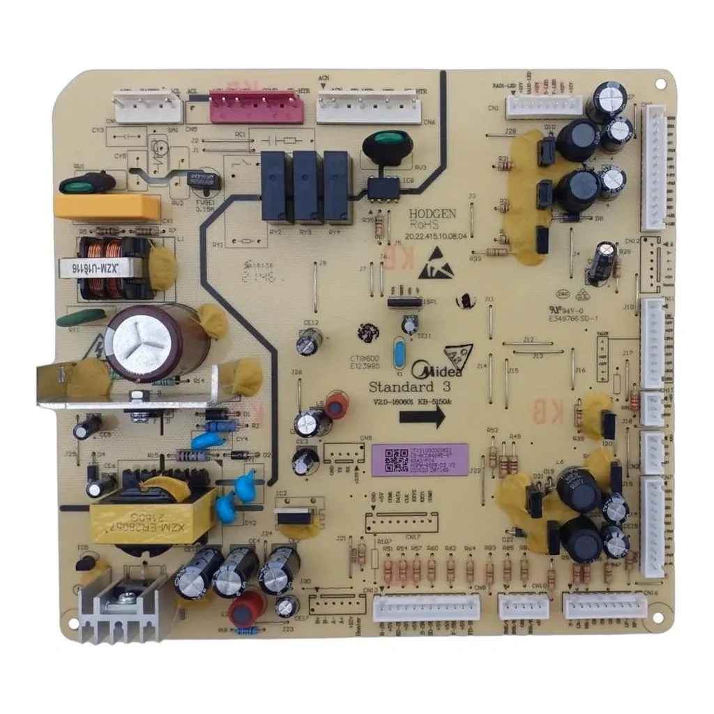Placa Eletrônica de Controle Principal Geladeira 127V 220V 638L 17131000003822 Midea