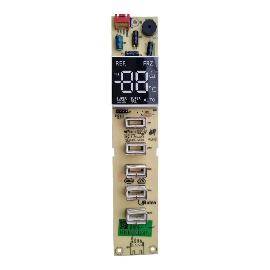 Placa Eletrônica Display Geladeira 127V 220V 482L 17131000012067 Midea
