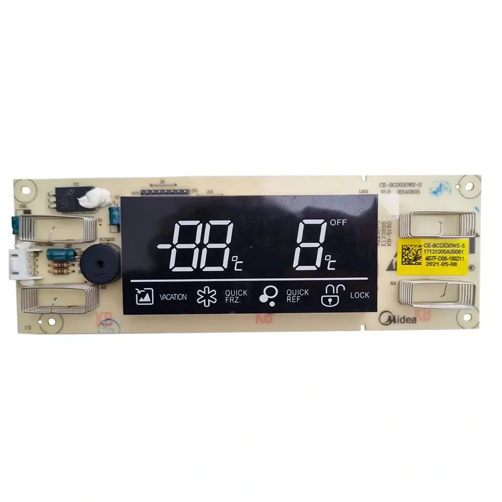 Placa Eletrônica Display Side by Side 528L 17131000A00061 Midea