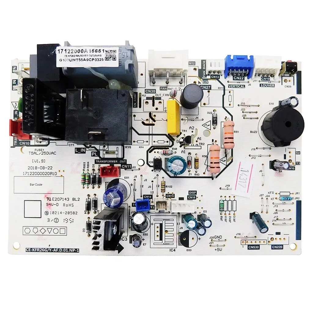 Placa Eletrônica Principal 17122000A15651 Midea Springer ( VERIFICAR SUBSTITUTA 17122000026060)