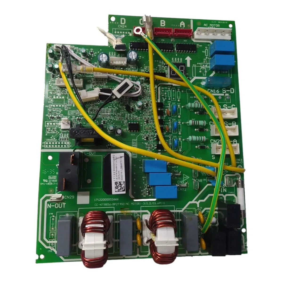 Placa eletrônica principal condensadora multisplit inverter 27k 220V Midea 201357190087