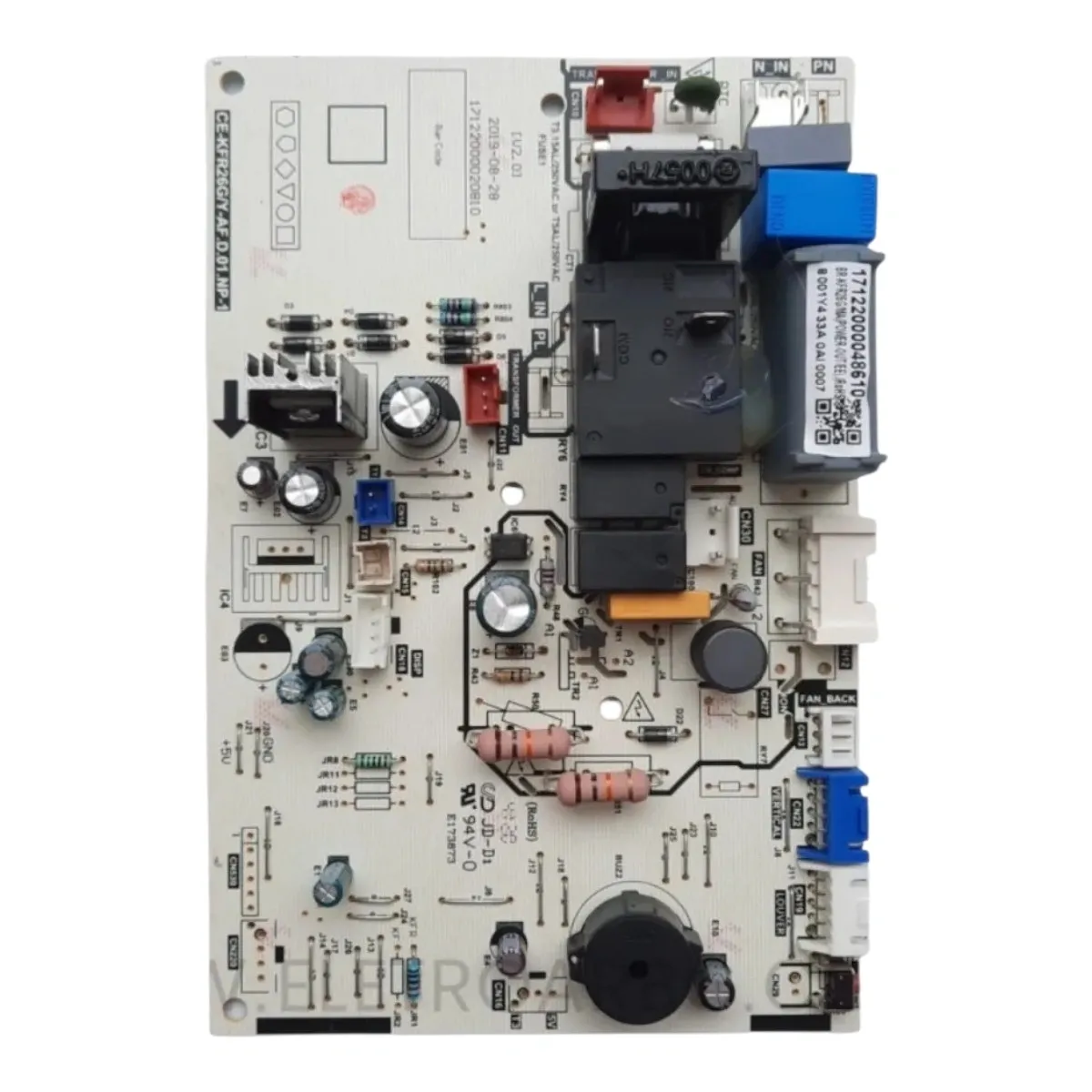 Placa eletrônica principal evaporador hi-wall convencional 9000 (220 V) Midea 17122000048610