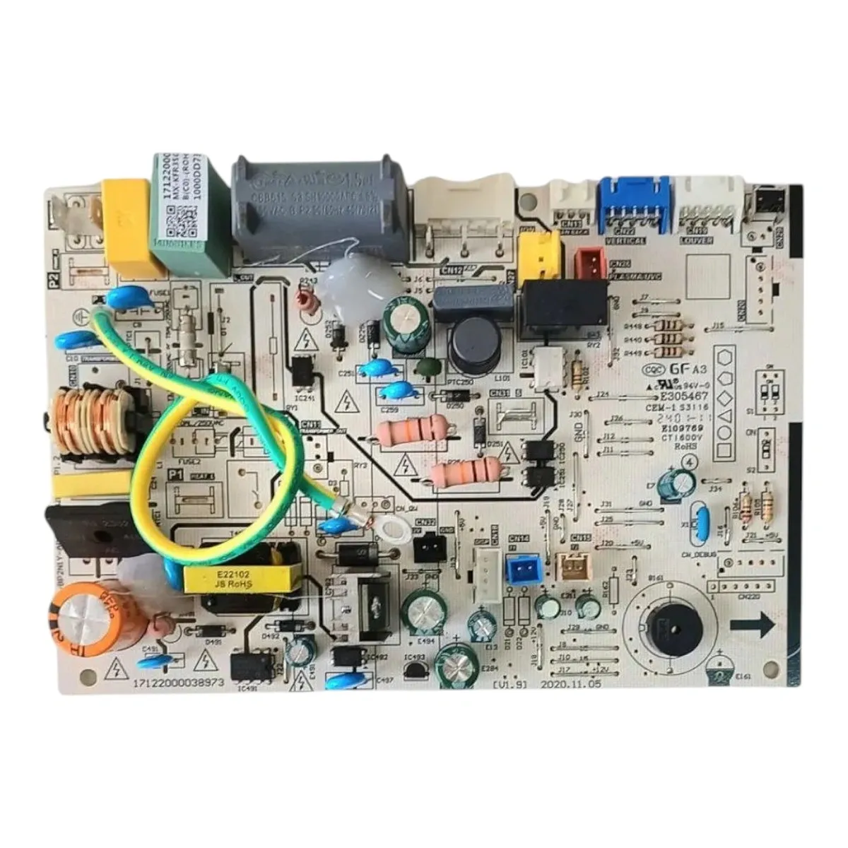 Placa Eletrônica Principal Evaporadora 42AFVQI12S5 12K 17122000059889 Springer Carrier
