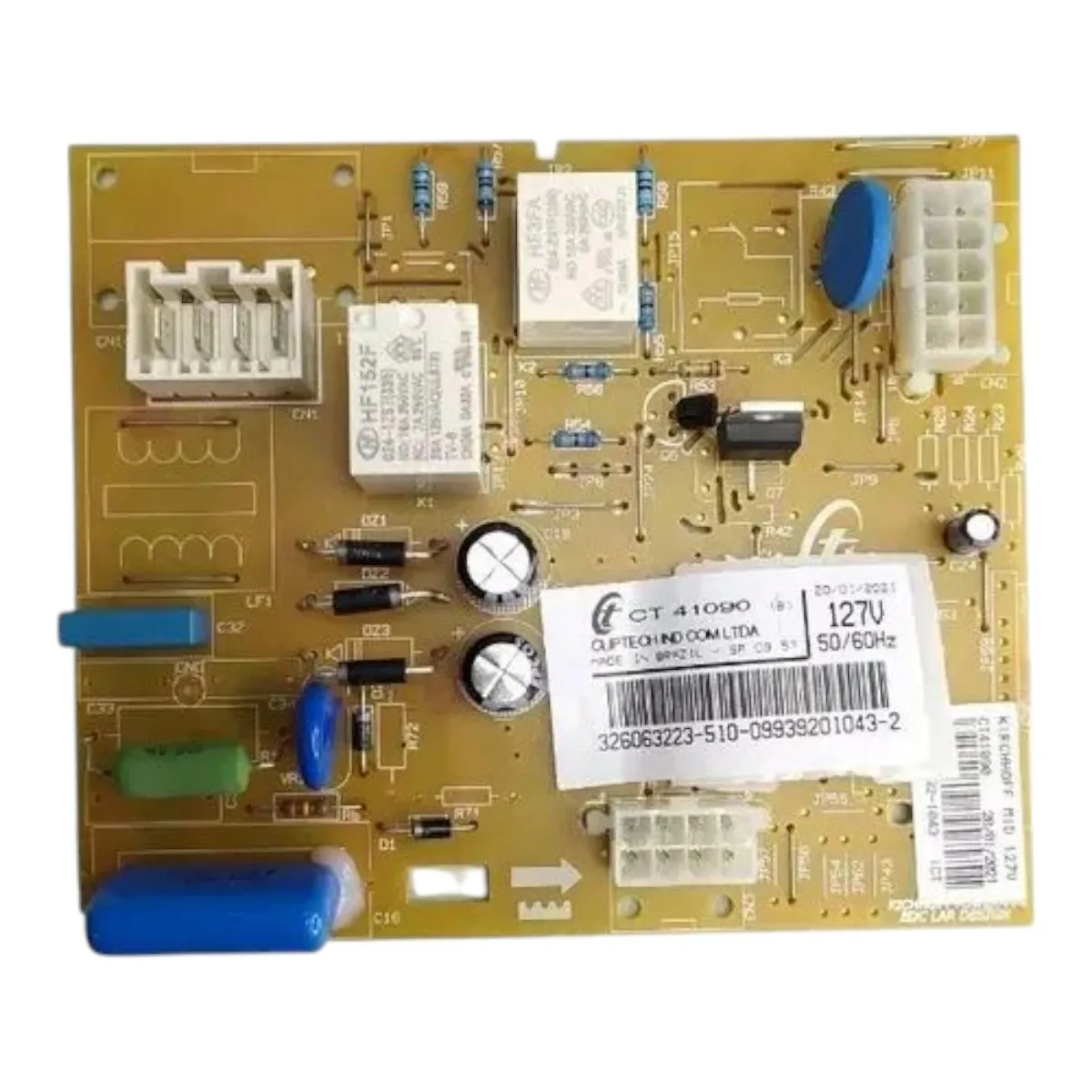 Placa Módulo Controle Eletrônico Geladeira 127V 326063223 326034873 Brastemp Consul