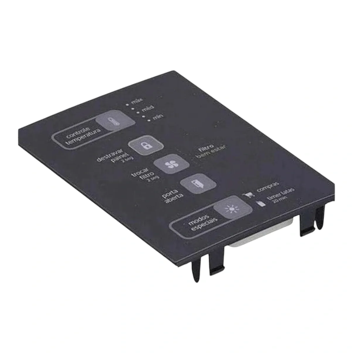 Placa Painel Display Interface DOTYK Geladeira 127V / 220V W10792998 W10514438 Brastemp Consul