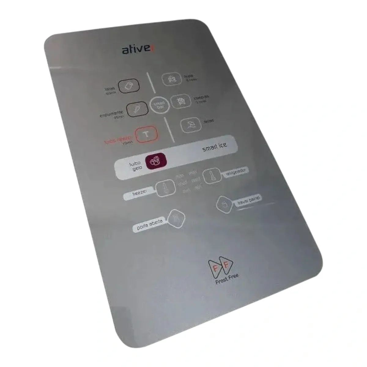 Placa Painel Display Interface SPARSH Geladeira 127V / 220V W10406733 Brastemp Consul