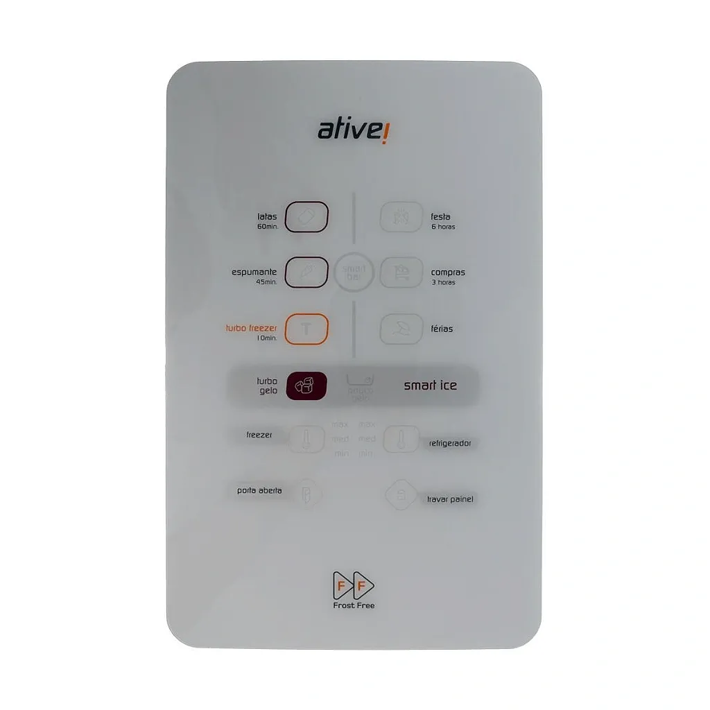 Placa Painel Display Interface SPARSH Geladeira 127V / 220V W10887624 Brastemp Consul