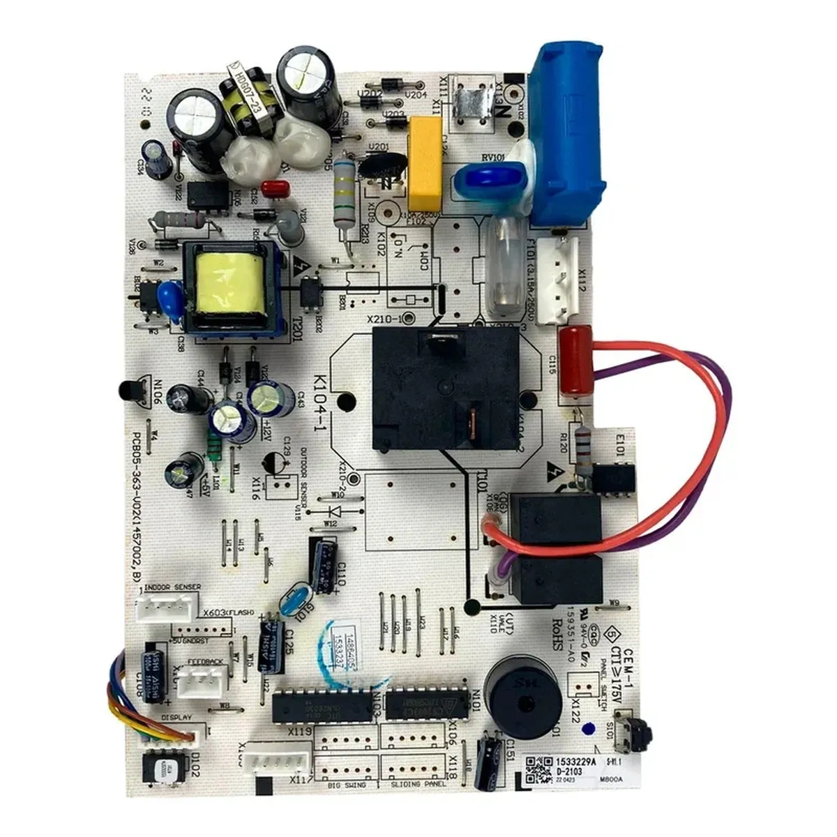 Placa Principal Evaporadora 12000 Btus Quente e Frio W10602108 Consul