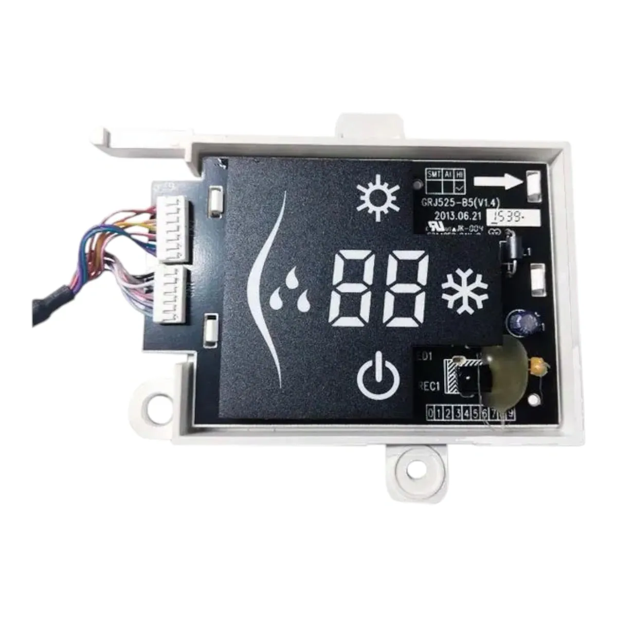 Placa Receptora Display D5253M1 GWC GWH 09 12 18 24 C1F 30565088 Gree