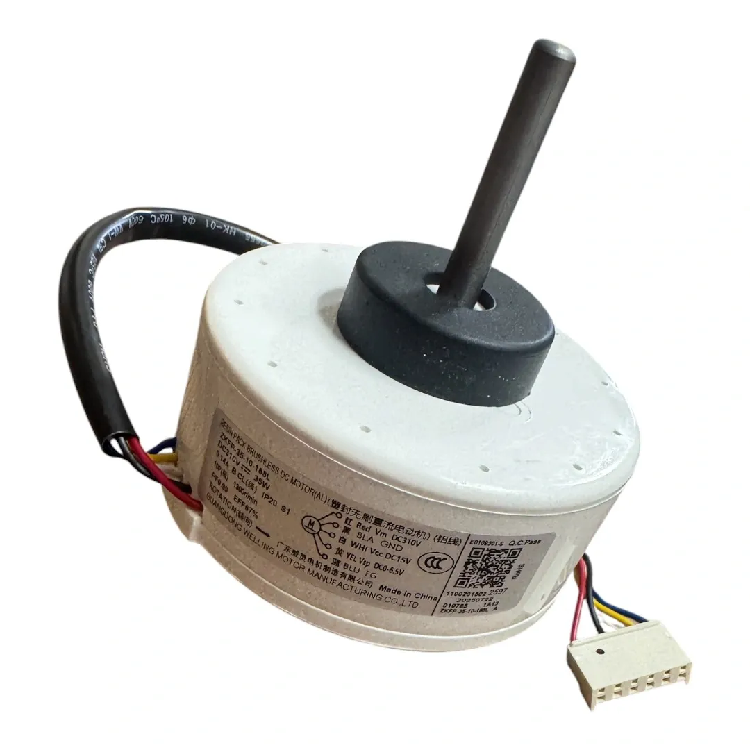 Motor do ventilador ZKFP-35-10-188L Hi-Wall 18k Springer Midea 11002015022597