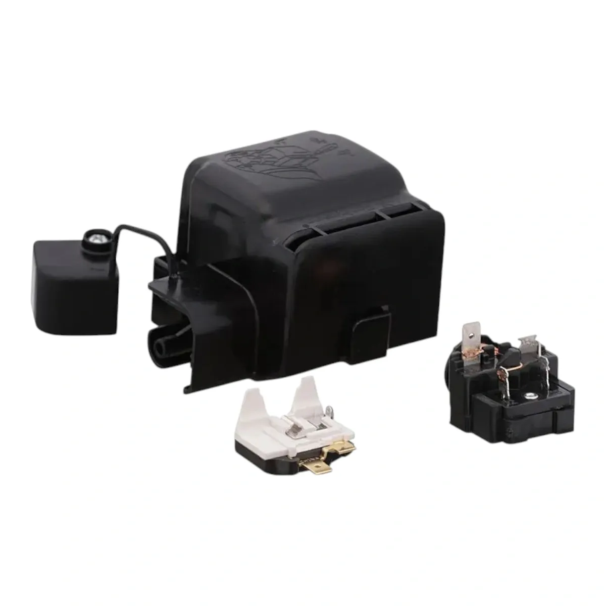Relé + Protetor Térmico 70HLR 220V Compressor Refrigerador 326054282 Brastemp Consul