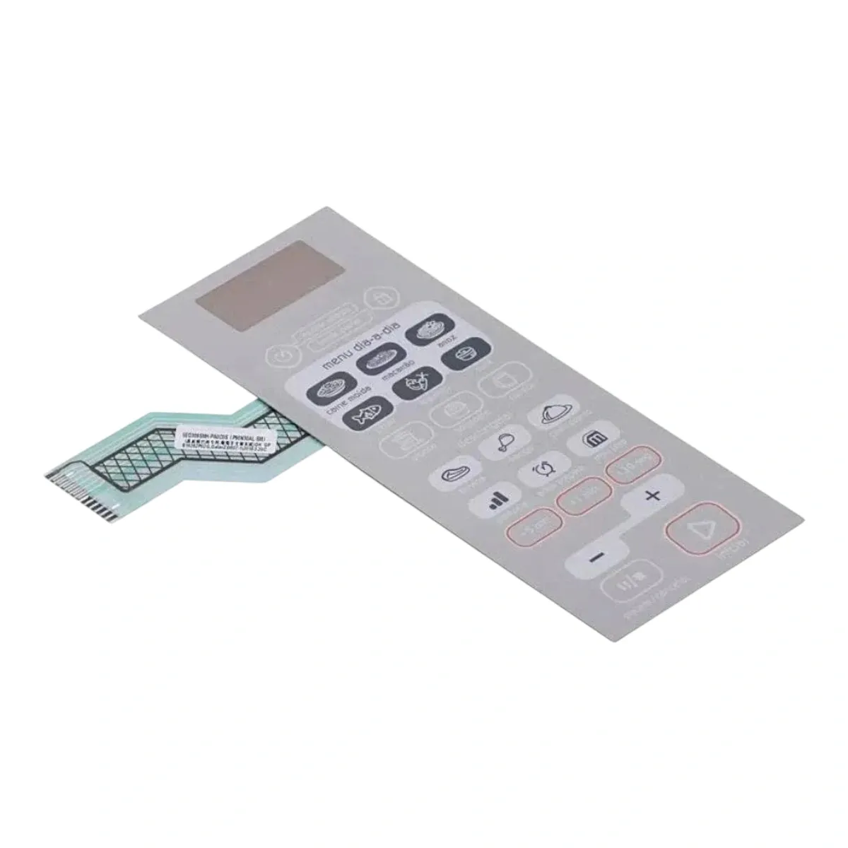 Teclado Membrana BMA30AF W10555776 Micro-ondas Brastemp Consul