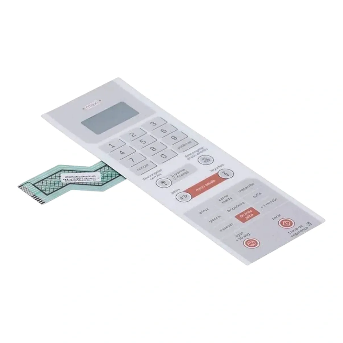 Teclado Membrana BMS35 W10160041 Micro-ondas Brastemp Consul