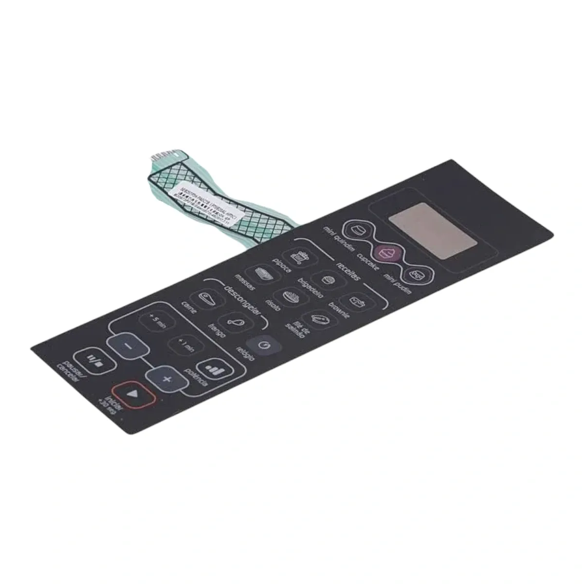 Teclado Membrana BMW20AT W10742480 Micro-ondas Brastemp Consul