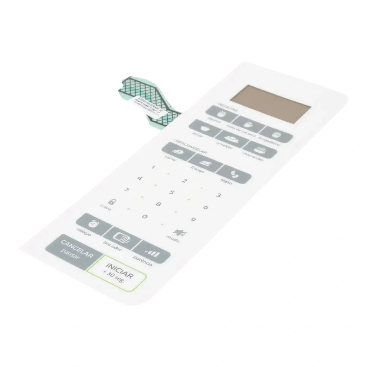 Teclado Membrana CMS45AB W11045095 Micro-ondas Brastemp Consul