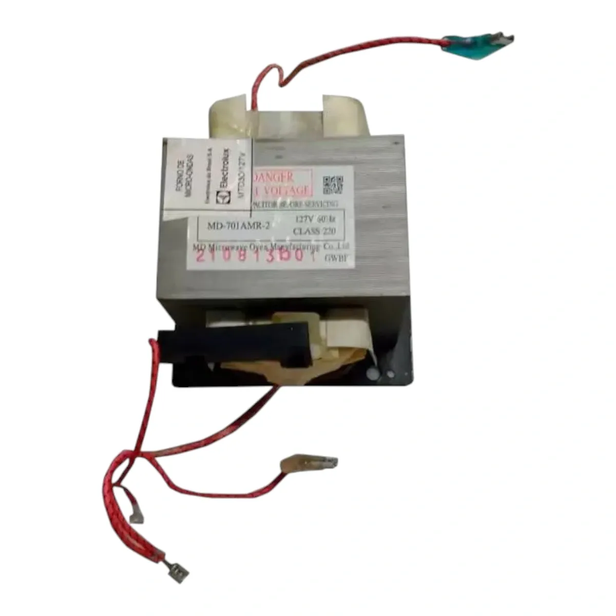 Transformador Alta Tensão MD-701AMR-2 127V Micro-ondas Midea ( VERIFICAR SUBSTITUTA 261200201750)