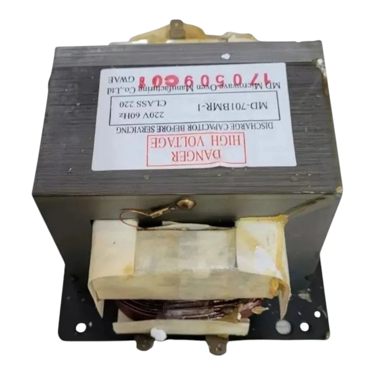 Transformador de Alta Tensão MD-701BMR-1 Micro-ondas 220V 20L 261200201100 Midea