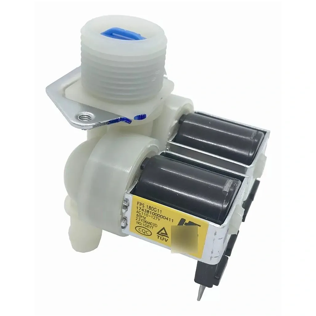Válvula de entrada de água lavadora 127V Springer Midea 17438100000411