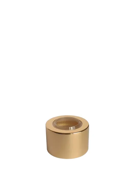 Tampa Metal Luxo Dourada - R. 28/410 com Furo