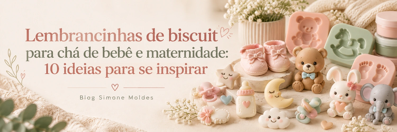 Lembrancinhas de biscuit para chá de bebê: 10 ideias para se inspirar