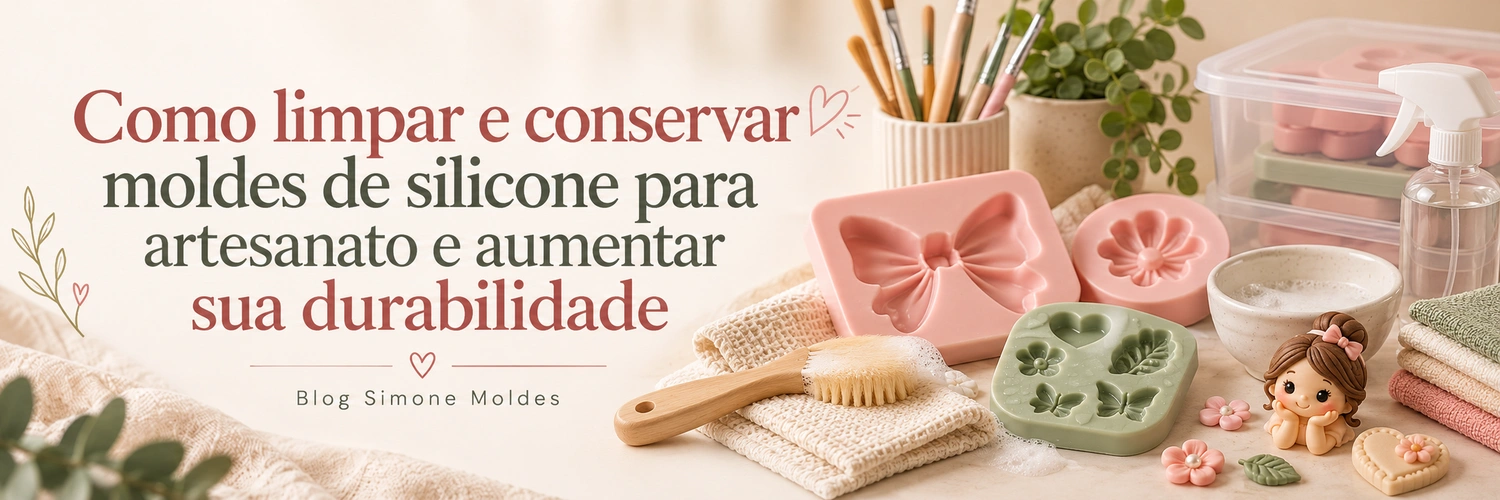 Como limpar e conservar moldes de silicone para artesanato com eficiência