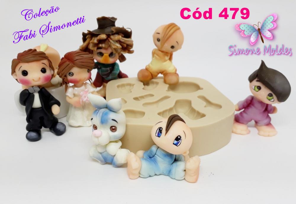 Molde de Silicone Bebê Sapequinha