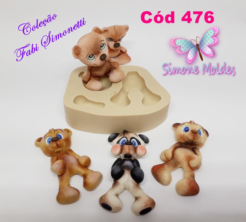 Molde de Silicone Urso Dingo - Cód 476