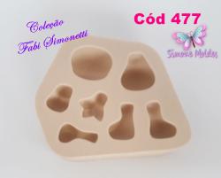Molde de Silicone Bolofa - Cód 477